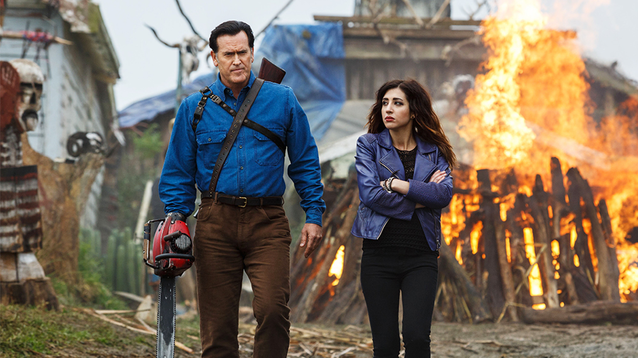 Image of Ash vs evil dead characters, used for The zombie apocalypse guide to remote working pillar page